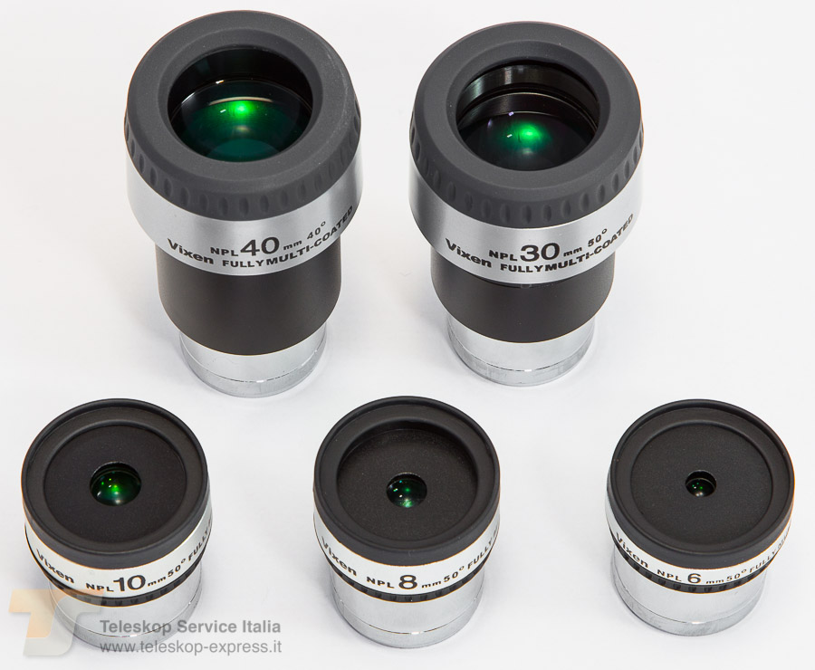  Il Vixen NPL 15mm è un oculare Ploss da 15mm di focale e 11mm di estrazione pupillare con 50 gradi di campo 