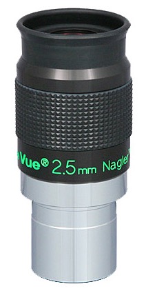 Oculare Nagler con barilotto da 31.8mm - campo apparente 82°- lunghezza focale 2,5mm - Type 6 Oculare Nagler con barilotto da 31.8mm - campo apparente 82°- lunghezza focale 2,5mm - Type 6
