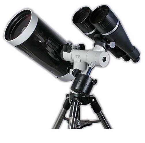  Montatura altazimutale TS Optics con treppiede - movimenti micrometrici - porta 2 telescopi 