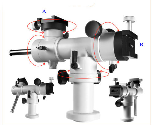  Montatura altazimutale micrometrica T-Sky con treppiede 