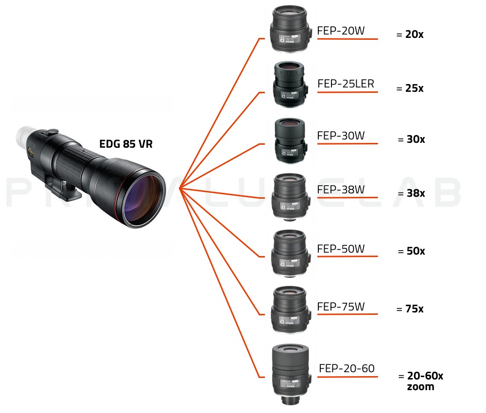  Nikon Spotting scope EDG 85 VR (corpo dritto) 