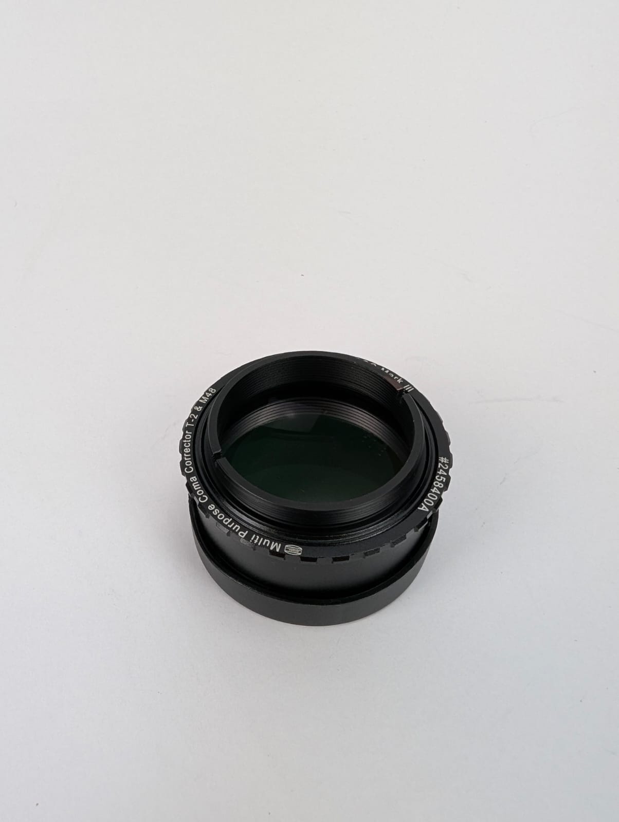  Correttore di coma MPCC Mark III 2" per tutti i Newton, con collare da 2" removibile per ottimizzare il back focus. Utilizzabile con sistemi M48x0.75 Usato ottime condizioni 