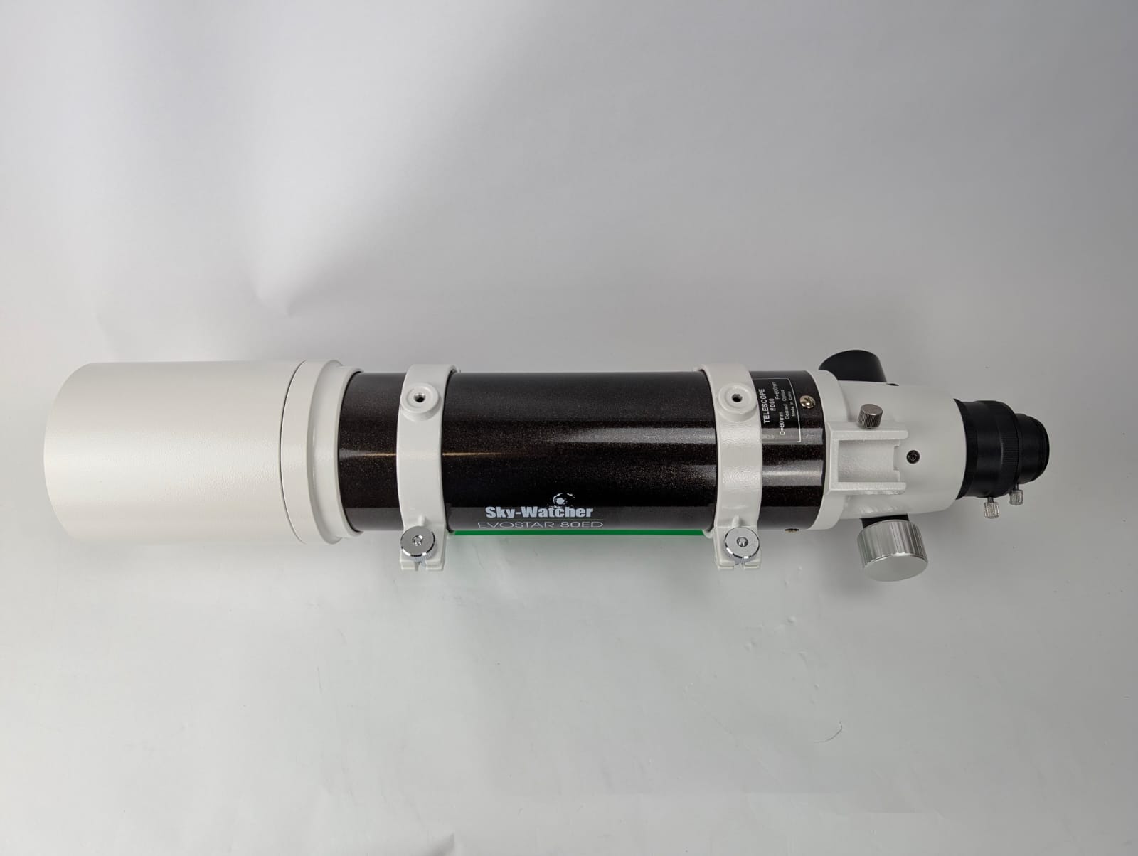   Tubo ottico Rifrattore Skywatcher Apocromatico, diametro 80 mm, ED Evostar 80/600&nbsp;con accessori Usato ottime condizioni  