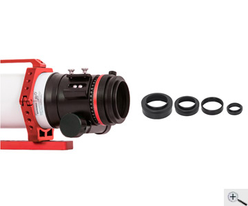  The FF107 is a transportable APO refractor for astrophotography with corrected field of view up to full frame sensor and for observation up to the highest magnification range. [EN] 