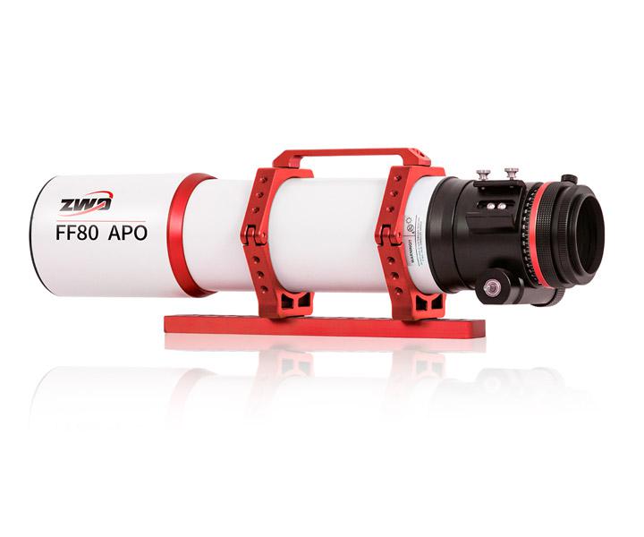  The FF80 is a very transportable APO refractor for astrophotography with corrected field of view up to full frame format and for observing up to the highest magnification range. [EN] 