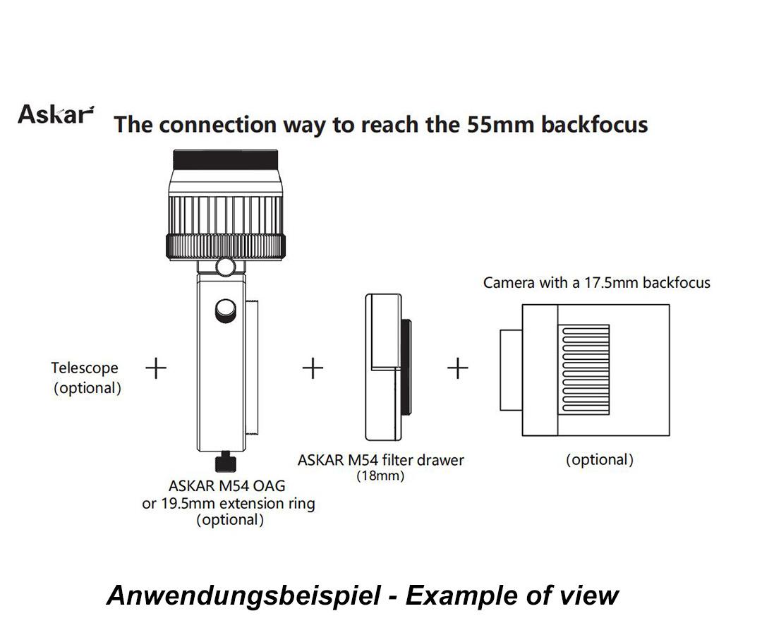  Askar´s filter drawer allows filter changes to as little as 18 mm and provides maximum versatility for astrophotography [EN] 