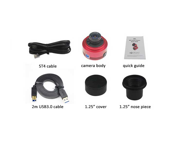   ZWO ASI462MM USB3.0 Mono Astro Camera - Sensor 6.46 mm  