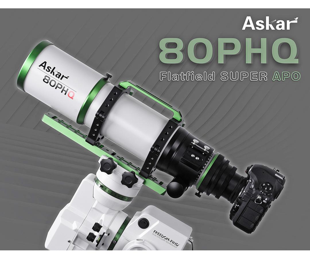   Askar 80PHQ 80 mm f/.5 Quadruplet Flatfield Super APO Astrograph  [EN] 