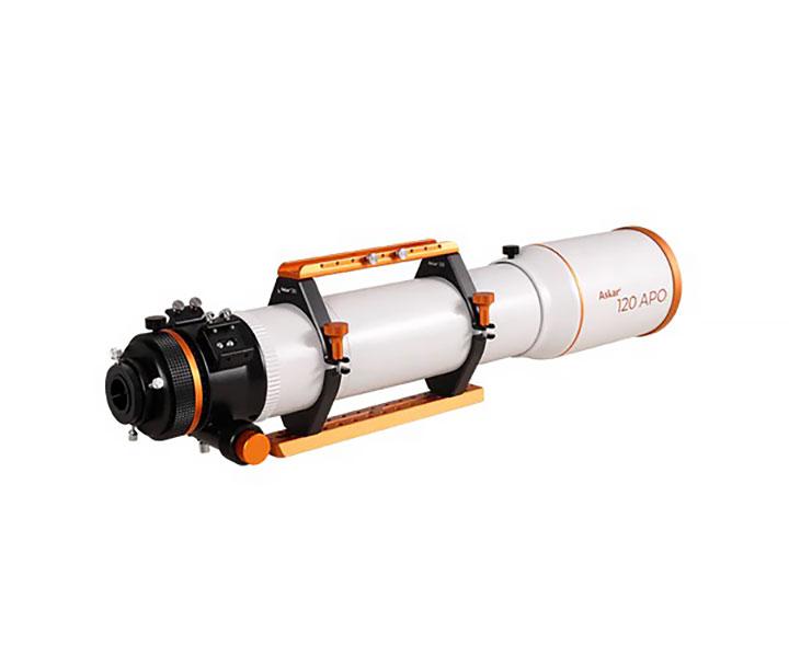  The Askar 120APO is a 120 mm aperture, 840 mm focal length, and f/7 native focal ratio apo refractor [EN] 