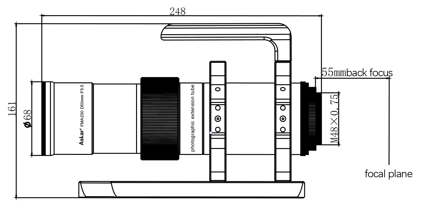   Rifrattore  sestupletto  Askar 230 F/4.6 Apo  