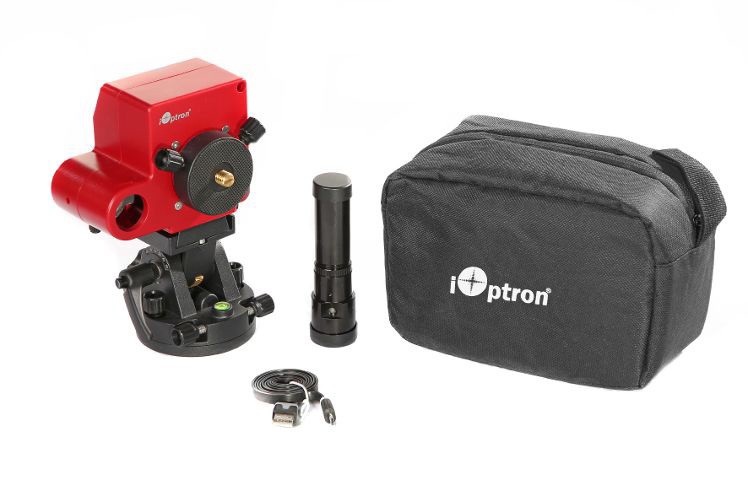   SkyTracker Pro Kit:  Astroinseguitore Ioptron completo di treppiede Red-pod RP Optix e cannocchiale polare 