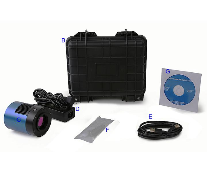  TS-Optics ToupTek Color Astro Camera 585CP Sony IMX585 Sensor Diameter 12.78 mm 