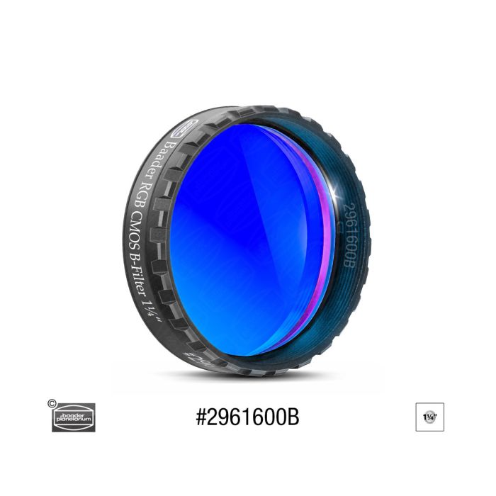  Filtro B (Blu) da 1¼" (31.8mm), per CCD, con cella a basso profilo 