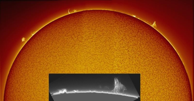   Trasforma un normale telescopio normale in un telescopio solare H-alfa con distanza focale fino a 540 mm che mostra protuberanze e tanto altro  