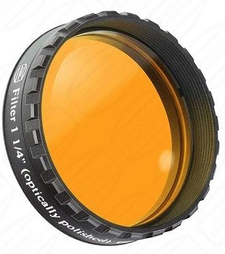  Filtro Arancio visuale da 1¼" (31.8mm). Banda passante a partire da 570nm 