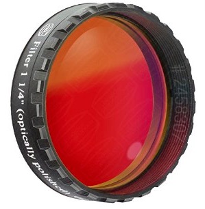  Filtro Rosso visuale da 1¼" (31.8mm). Banda passante a partire da 610nm 