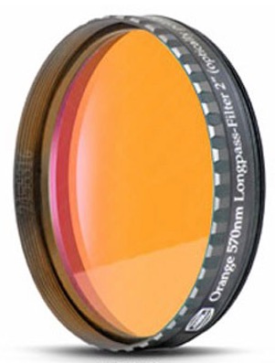  Filtro Arancio visuale da 2" (50.8mm). Banda passante a partire da 570nm 