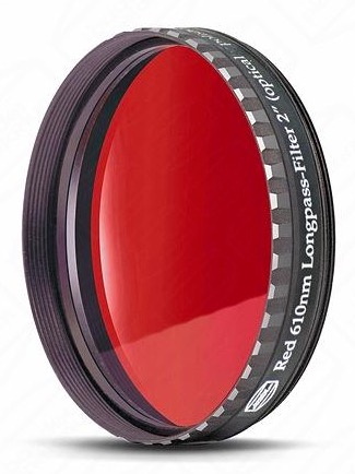  Filtro Rosso visuale da 2" (50.8mm). Banda passante a partire da 610nm 