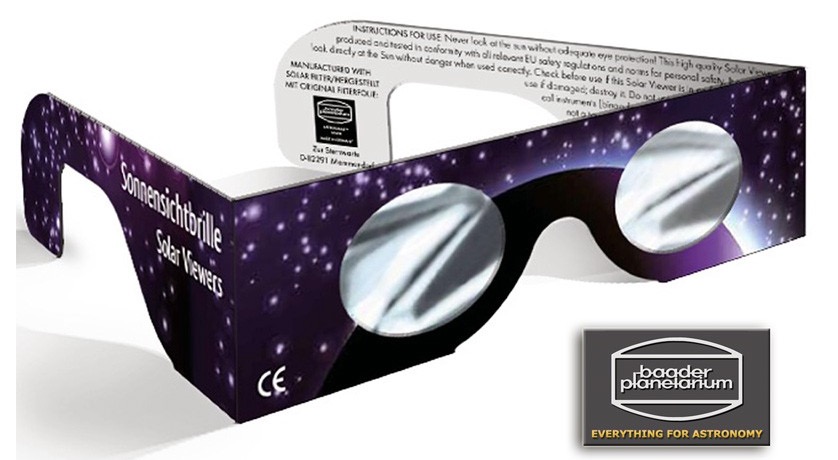  Solar Viewer Set LARGE, consisting of 10 Solar Viewers (BP2459288) and one AstroSolar Safety Film A4 (BP2459281) 