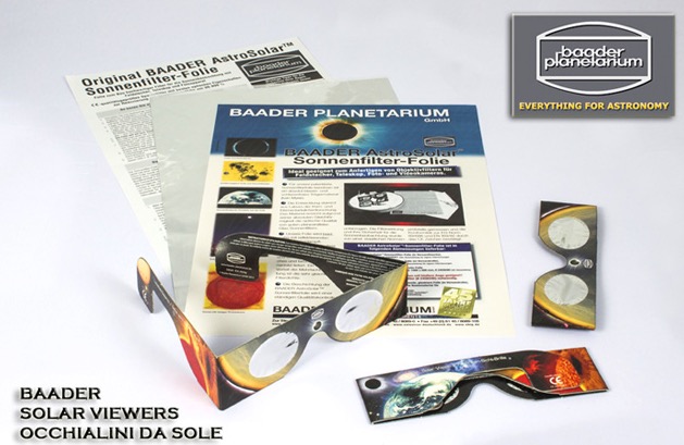  Solar Viewer Set LARGE, consisting of 10 Solar Viewers (BP2459288) and one AstroSolar Safety Film A4 (BP2459281) 