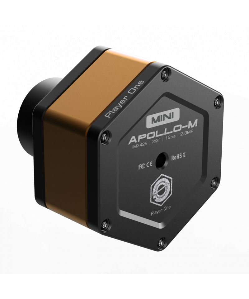   Camera solare Player One Astronomy Apollo-M MINI USB3.0 monocromatica (IMX429)  