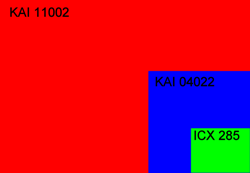  Atik 11000 Color con 11 MP - 9µm - con una dimensione del sensore di 37x26mm  