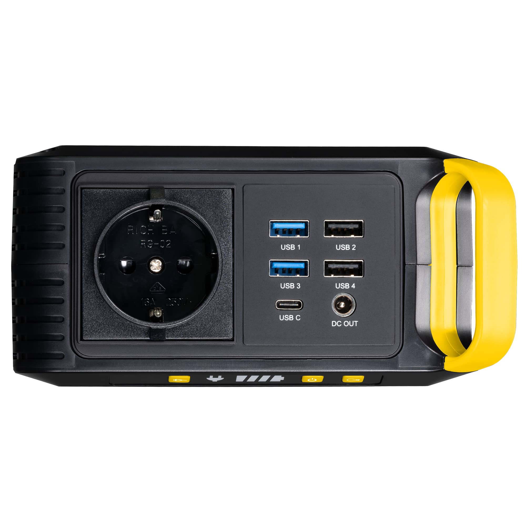 Una straordinaria compagna di viaggio: questa potente power station mobile convince per il suo design elegante e compatto, le opzioni di connessione per tutti i cavi più comuni e una brillante luce LED. Una straordinaria compagna di viaggio: questa potente power station mobile convince per il suo design elegante e compatto, le opzioni di connessione per tutti i cavi più comuni e una brillante luce LED.