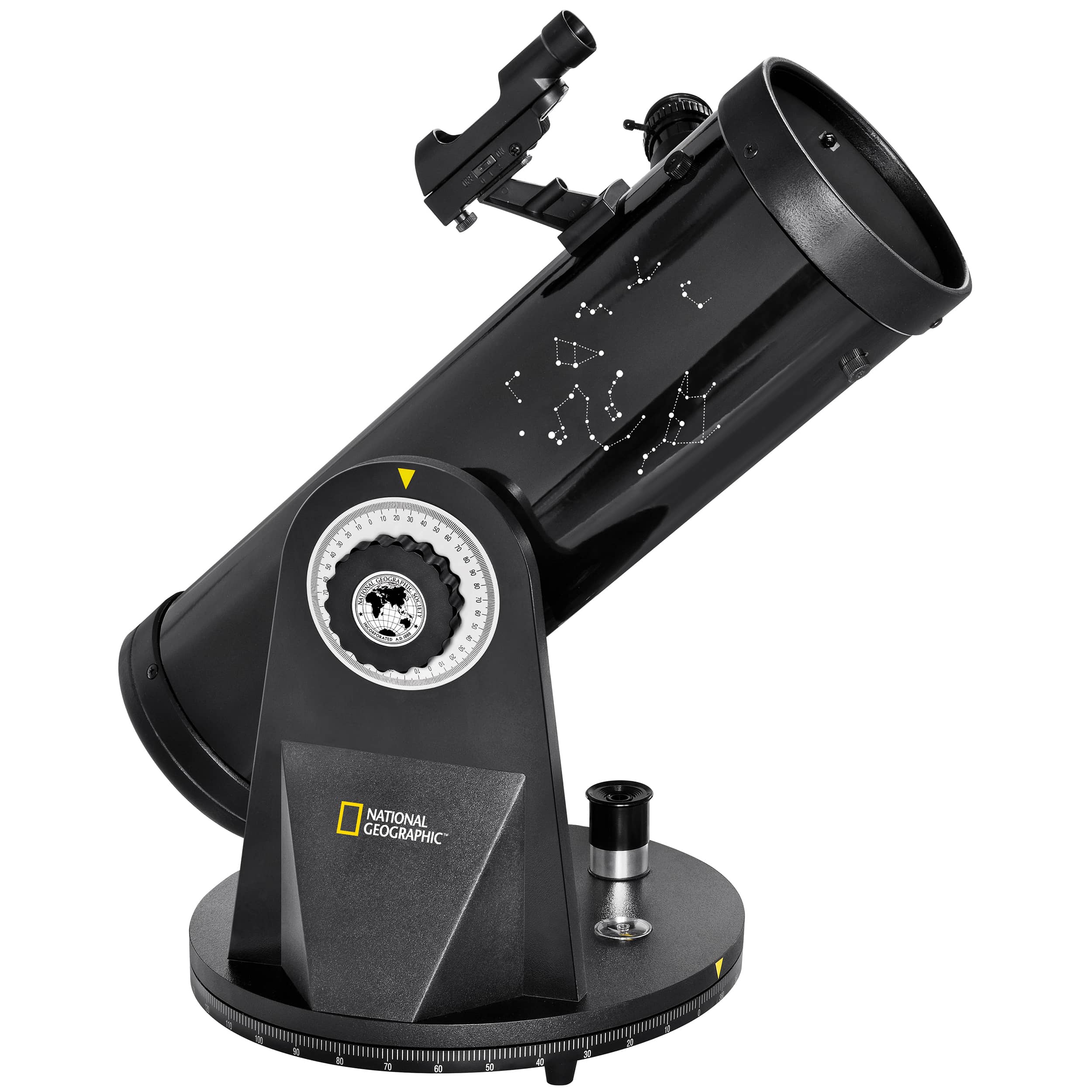  Il telescopio compatto NATIONAL GEOGRAPHIC 114/500 è un telescopio riflettore ideale per i principianti, con accessori completi e tante possibilità di fare osservazioni 