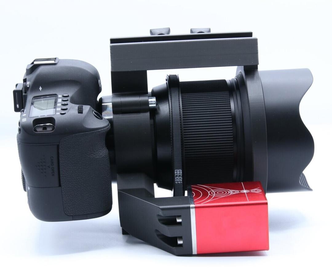  Wega ZWO EAF Adapter with bracket, dovetail and finder shoe for Sigma Art 85 mm lens [EN] 
