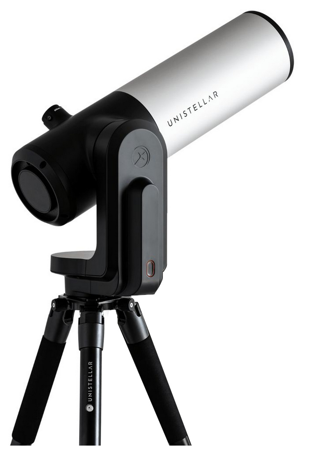  Unistellar Telescopio Newton 114 focale 450 - eVscope V2 con oculare Nikon 