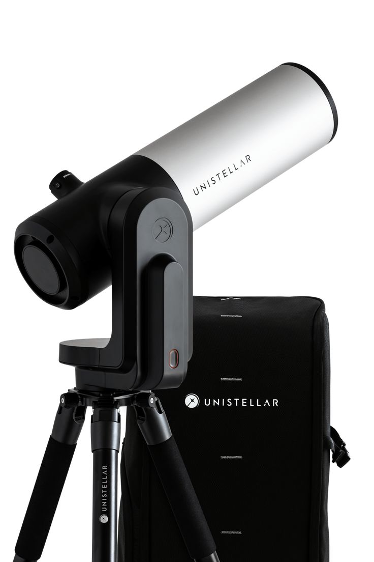  Unistellar Telescopio Newton 114 focale 450 - eVscope V2 con oculare Nikon + Backpack  