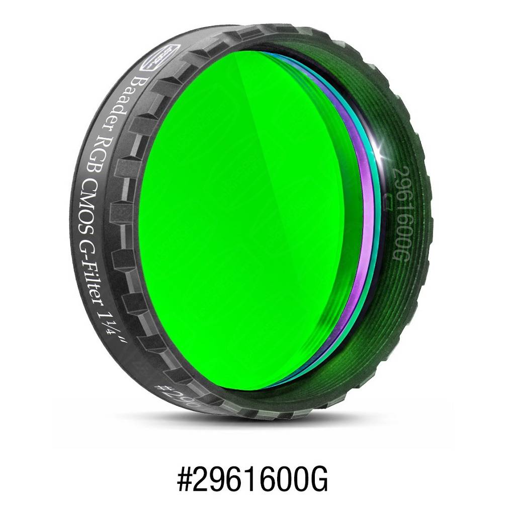  Filtro G (Verde) da 1¼" (31.8mm), per CCD, con cella a basso profilo 