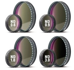  Filtro ND da 1,25" (31,8mm) Grigio Neutro con densità ottica 3,0 - 0,1% di trasmissione 