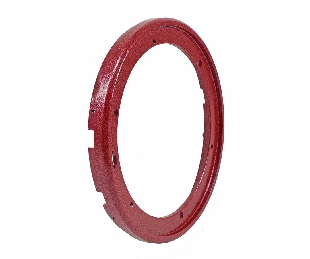  Newtonian end ring with holder for mirror cell for tubes with D=303 mm - red [EN] 