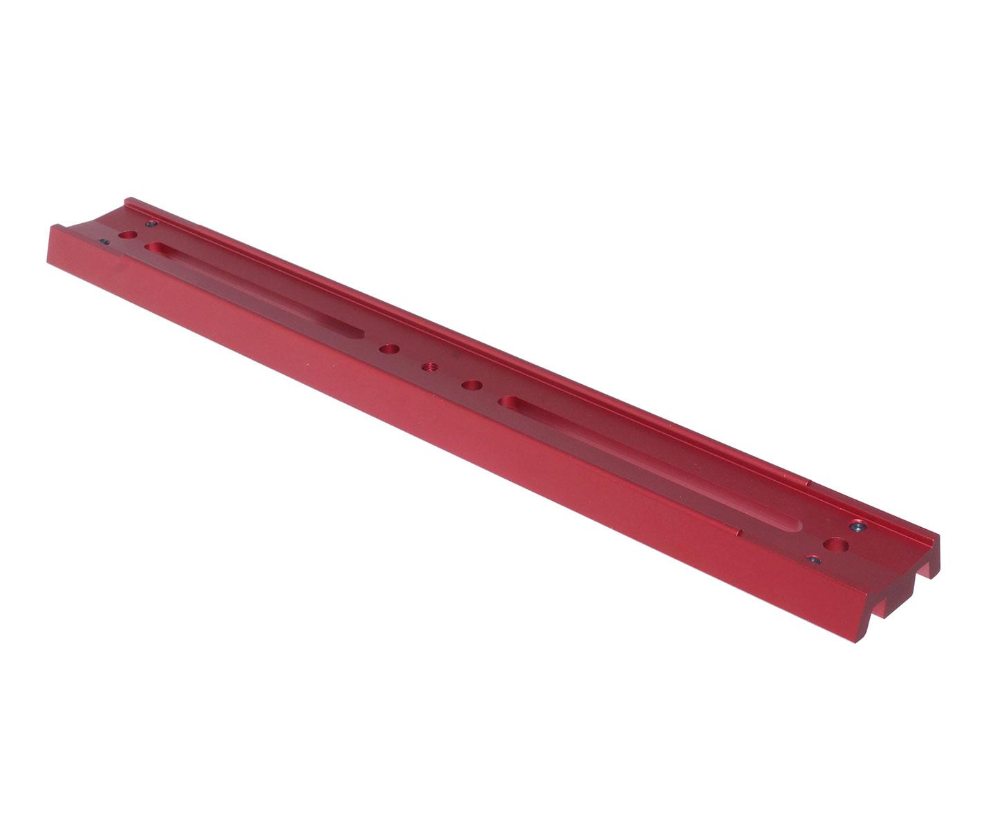  Barra a coda di rondine GSO lunghezza 33 cm per vixen GP / EQ5 di colore rosso 