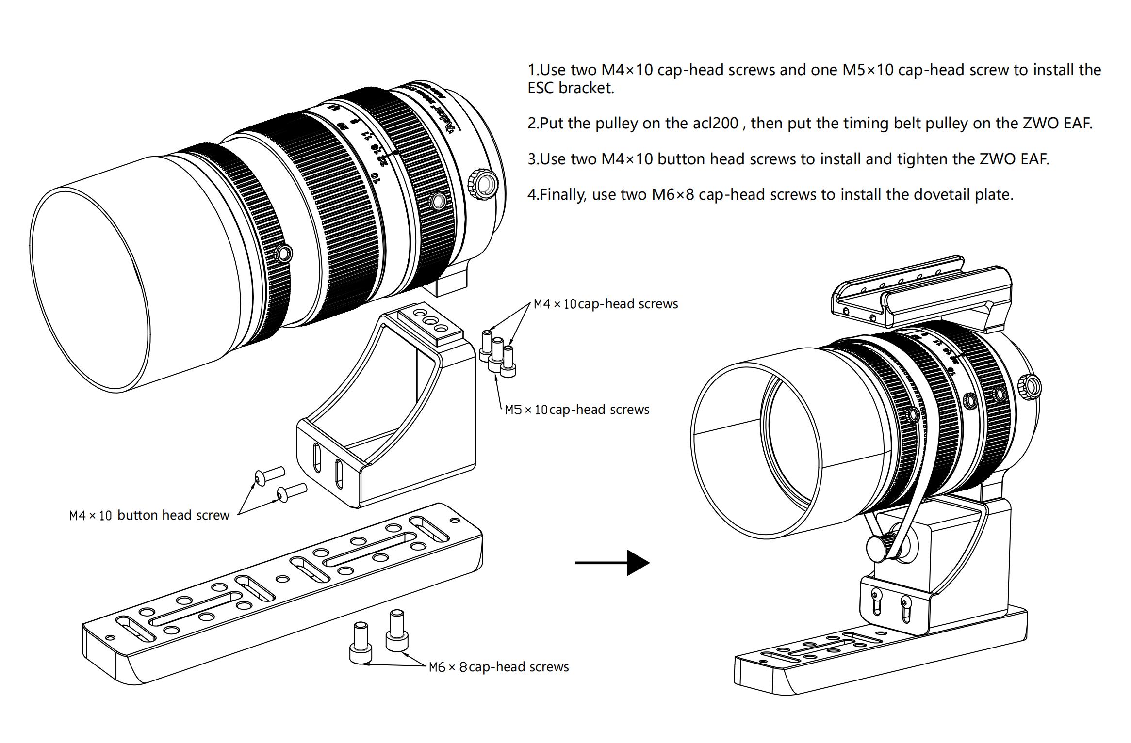  Kit per EAF per installazione su Askar ACL200 