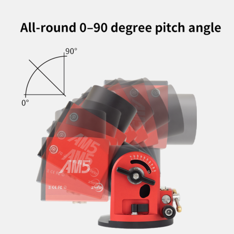   ZWO AM5 Harmonic Equatorial Mount -  ZWO presenta una nuovissima montatura a moto armonico in occasione del decennale dalla fondazione  