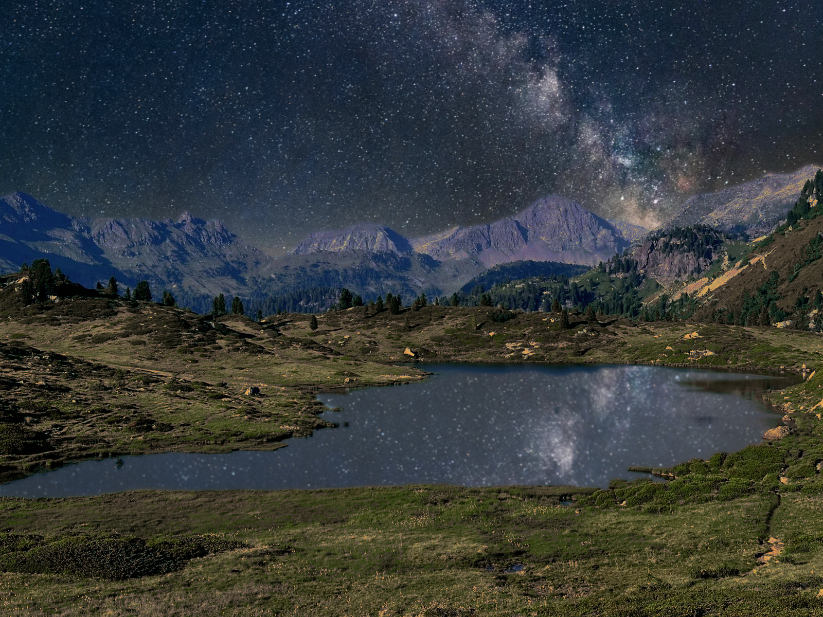  Pacchetto completo di astro-escursionismo con salita al Pian dele Buse e Lago delle Buse, apericena presso l'Agriturismo Malga Cadinello, osservazioni astronomiche supportate da Dwarf 3 e Unistellar Odyssey Pro e passeggiata ambientale notturna.
