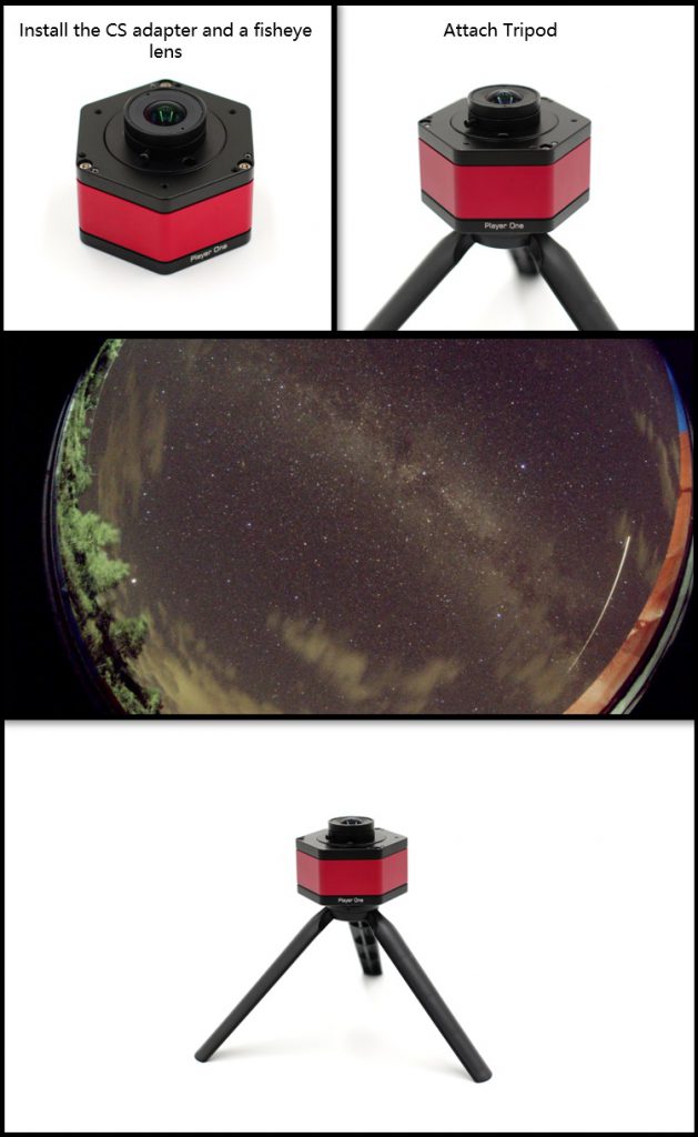  Camera MARS-C Color Camera Player One Sensore da 1/2.8" CMOS Pixel 2.9x2.9
