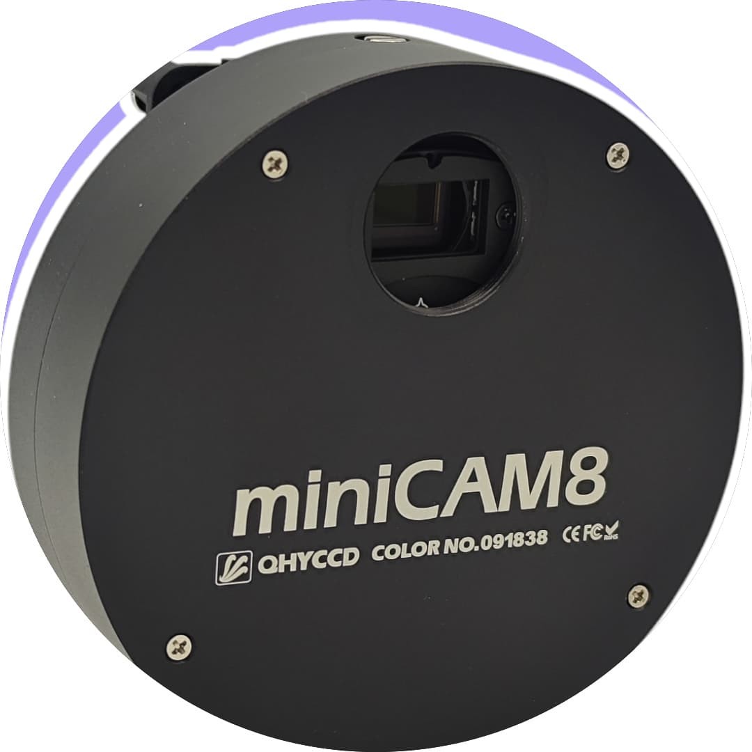  QHY Minicam 8 combo, nuovo sensore IMX585C versione colore con pixel 2,9 micron e ruota porta filtri integrata a 8 posizioni! 