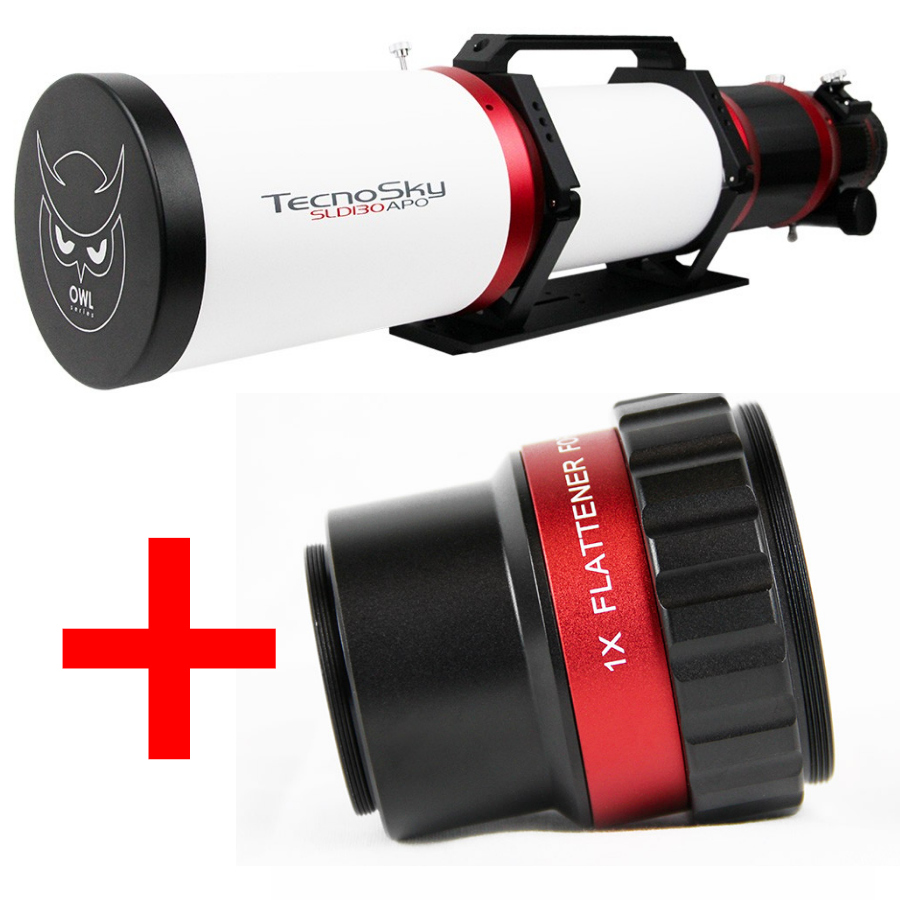 Tripletto APO Tecnosky 130/900 Owl series e spianatore Full Frame 1x