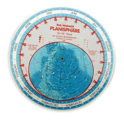   Planisphere - 50° Northern Latitude - English version [EN]  