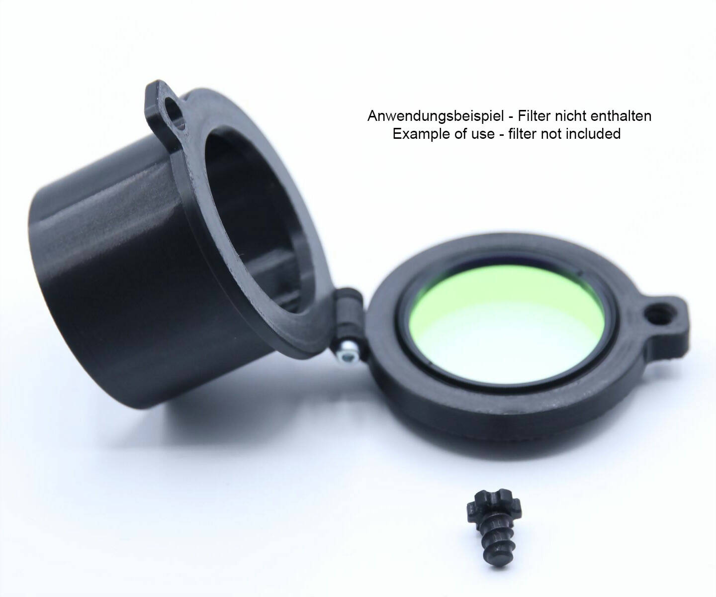  The filter holder allows the use of 2" nebula filters on the Seestar S50 and prevents dew on the filter. 
