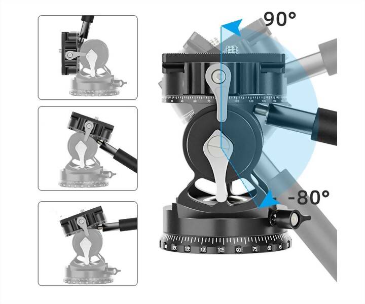  The polar wedge fits on photo tripods and allows equatorial use of tracking mounts, tilt heads or ZWO Seestar 