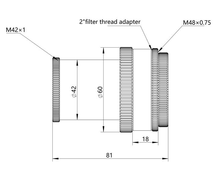  With the reducer, the focal ratio of the 50EDPH can be improved to f/4.6 and the focal length reduced to 230 mm - the first choice for deep-sky astrophotography. [EN] 