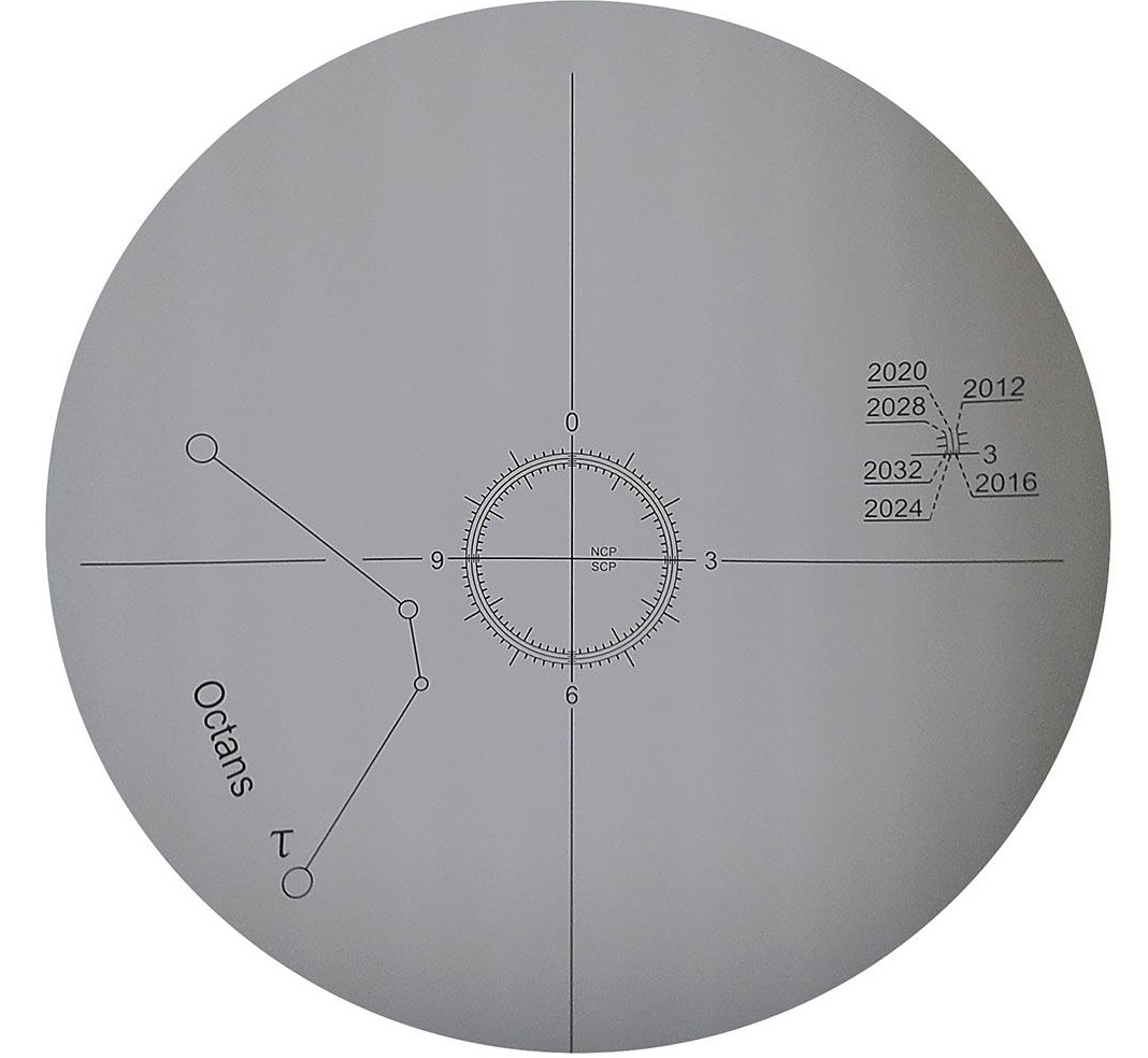  Cannocchiale polare compatibile con la montatura AZ-EQ5  