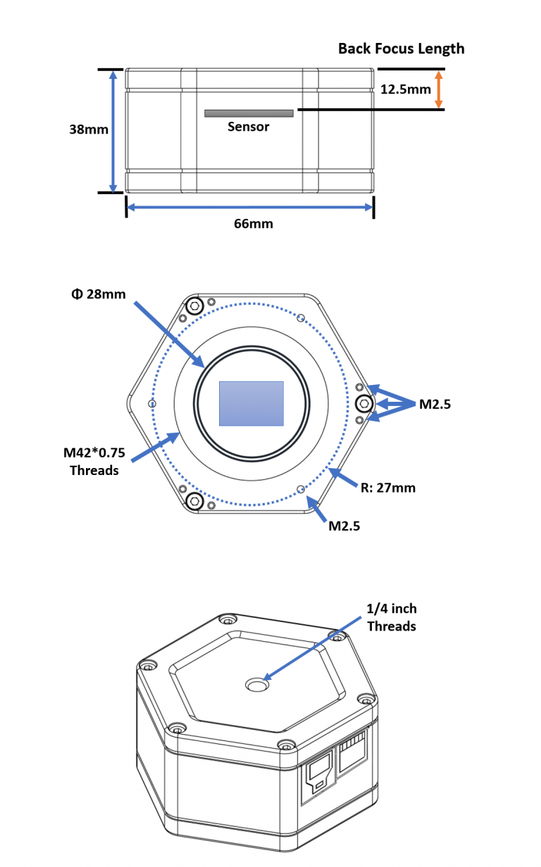  Camera  Apollo M-Max Mono   Player One  IMX432 per riprese solari di altissima qualità   