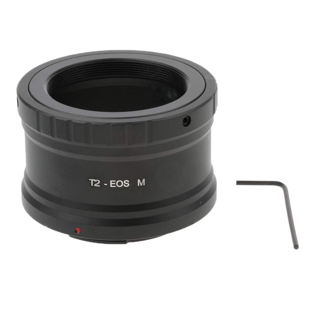  L'adattatore T2 Mount consente di collegare la fotocamera per obiettivi da Canon EF-M a T2  