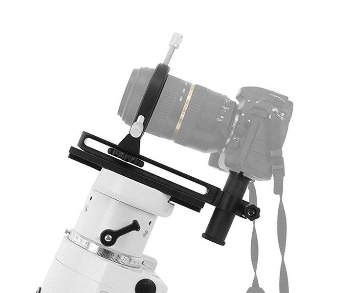   Telephoto Lens and Camera holder with Losmandy style dovetail bar [EN]   
