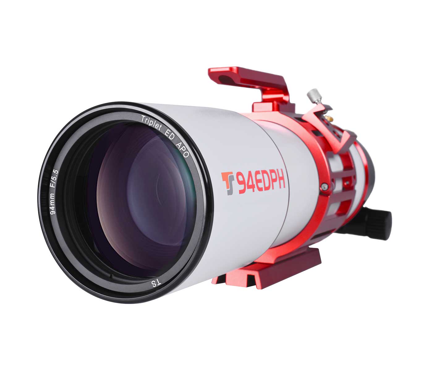  The fast flatfield apochromat with 94 mm aperture and 414 mm focal length was developed by Teleskop-Service for astrophotography. [EN] 